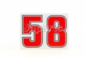 Sticker 58 -L (64x100mm)