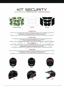 Booster Helmet Reflection Kit Wit