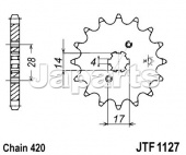 JT Front Sprocket 1127.14