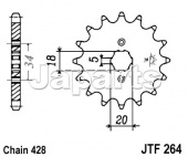 JT Front Sprocket 264.16