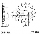 JT Front Sprocket 270.14