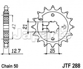 JT Front Sprocket 288.18