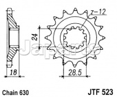 JT Front Sprocket 523.15