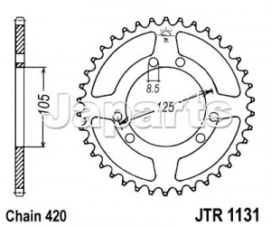 JT Rear Sprocket 1131.53