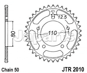 JT Rear Sprocket 2010.43