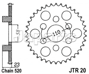 JT Rear Sprocket 2014.47