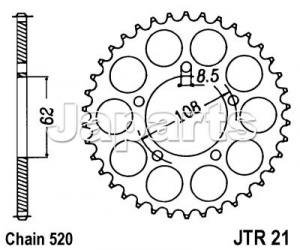 JT Rear Sprocket 215.47