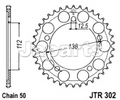 JT Rear Sprocket 302.39